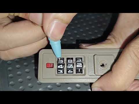 How to unlock TravelGo bags lock password travel Go bags luggage bags unlock trick