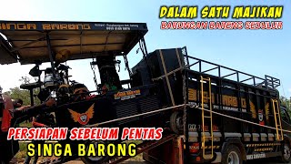Download lagu Persiapan Barungan Singa Barong || Putra Genades Bojonegara ❗Araka arakan singa depok Odong odong mp3