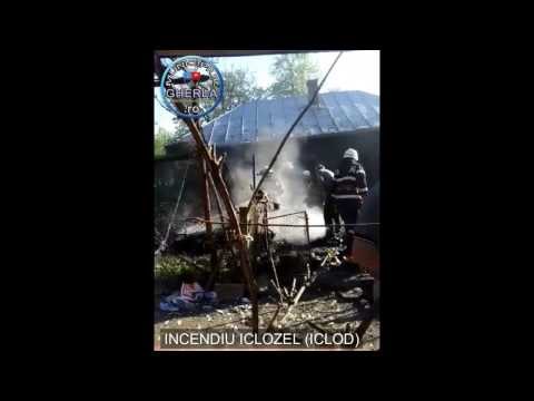 Incendiu la Iclozel (ICLOD) bucătărie de vară arsă total.