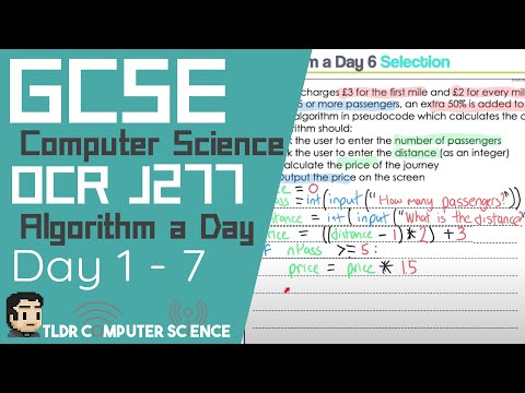 GCSE Computer Science - Algorithm a day - 1 - 7