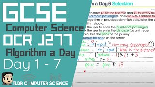GCSE Computer Science - Algorithm a day - 1 - 7