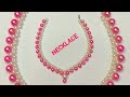 Beautiful And Easy Pearl Necklace Tutorial Diy Beads Necklace In 10 Minutes