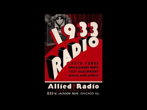 1933 Allied Radio - Radio Sets, Tubes, Replacement Parts & Test Equipment Catalog