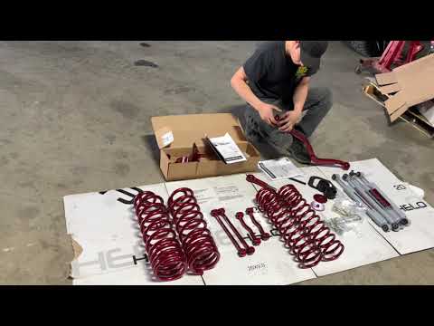 Rough Country 3.5 Dual Rate Coil Spring Suspension Lift on 2021 Jeep Gladiator