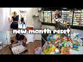 RESET FOR A NEW MONTH WITH US! | DEEP CLEANING, UNPACKING & GROCERY SHOPPING