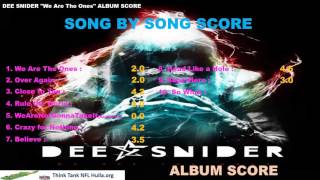 DEE SNIDER We Are The Ones ALBUM SCORE