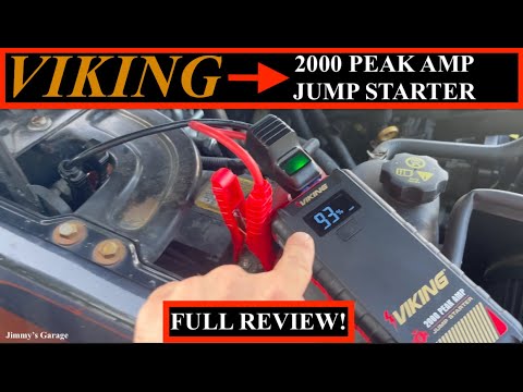 NEW! VIKING 2000 Peak Amp Jump Starter & Power Pack - Full Review!