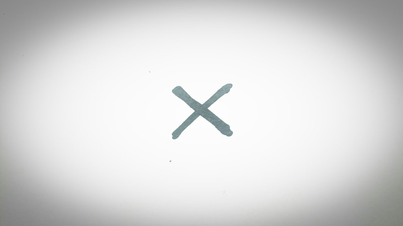 Cara Menggambar Bunga Dari Huruf X dengan Mudah