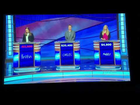 Double Jeopardy, Kristin Hucek Day 4 - Kristin gets ELIMINATED (10/20/20)