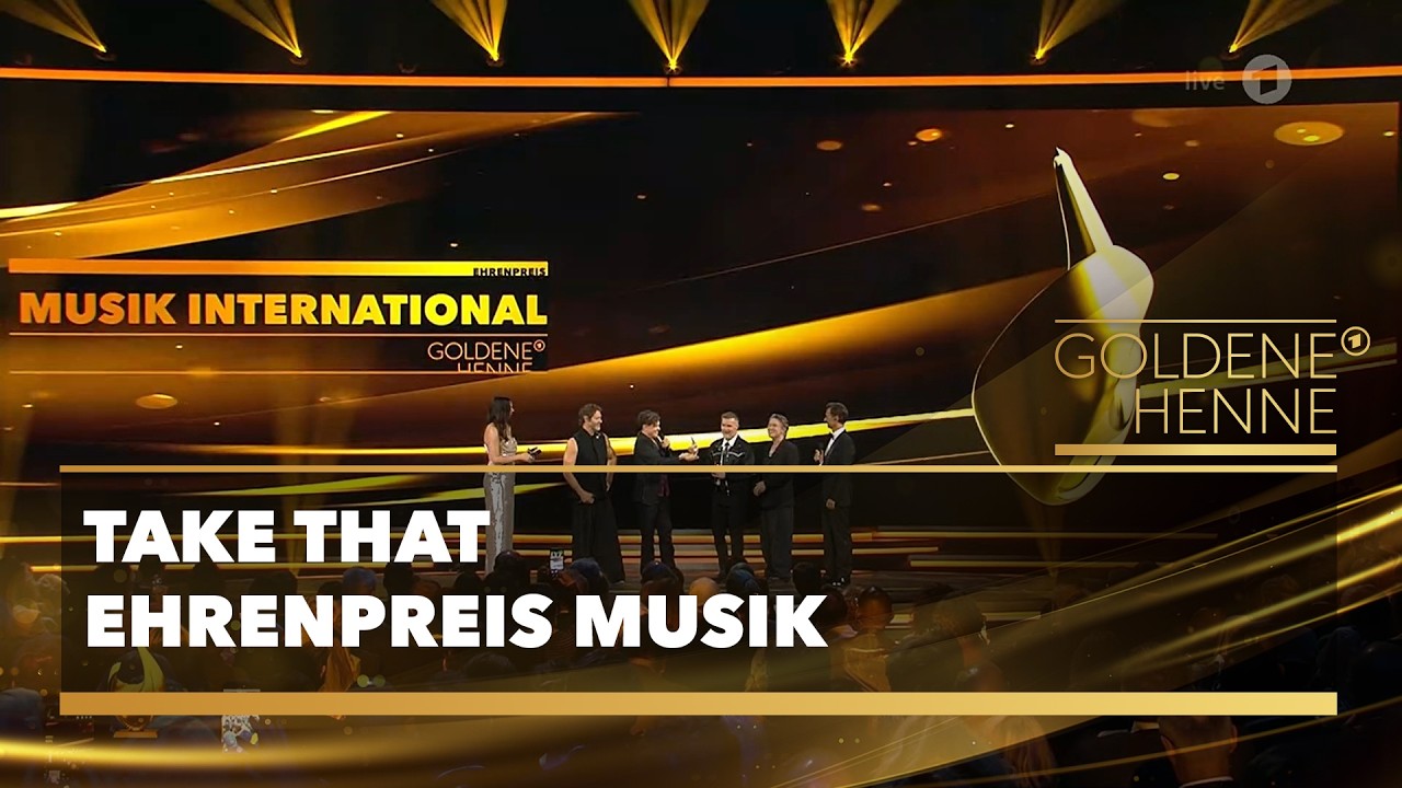 Take That wird mit dem Ehrenpreis Musik International überrascht | Goldene Henne 2026