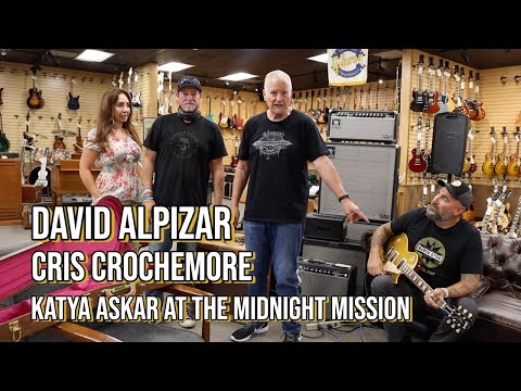 Richie Sambora signed Gibson Goldtop Auction Winner David Alpizar with Cris Crochemore