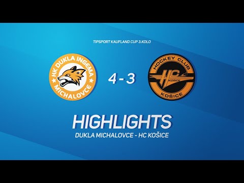 3.kolo Dukla Michalovce - HC Košice Tipsport Kaufland Cup