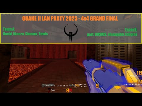 QUAKE 2 | LAN 2025 | GRAND FINAL | 2nd map - Q2DM3 | POV David
