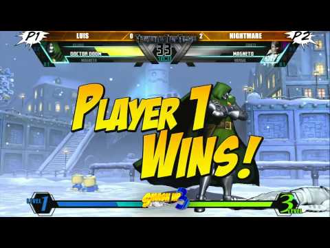 Smash Up 3 - UMVC3 - Luis vs Nightmare