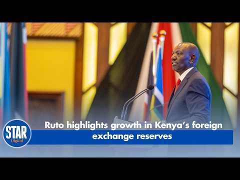 Ruto highlights growth in Kenya’s foreign exchange reserves