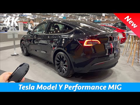 Tesla Model Y Performance 2022 MIG 🇩🇪 - FIRST look in 4K | Double glass rear windows, AMD Ryzen!