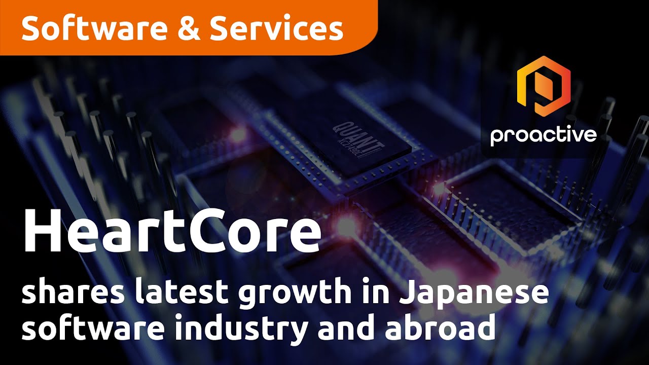 HeartCore shares latest growth in Japanese software industry and abroad