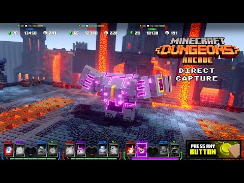 The Quest To Defeat The Obsidian Monstrosity - Minecraft Dungeons Arcade (Direct Capture)