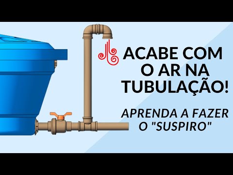 ACABE COM O AR DENTRO DA TUBULAÇÃO!