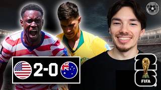 USMNT Win Group D, A Tony Popovich Disasterclass | USA 2 Australia 0 Recap