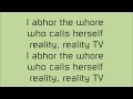 Reality TV - Serj Tankian lyrics 
