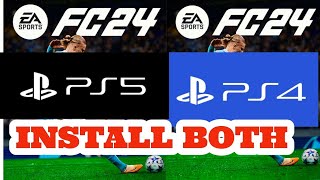 How To Download/Install Ea FC24 for PS4 on your PS5. PS4 and PS5 version on FC24 on PS5.