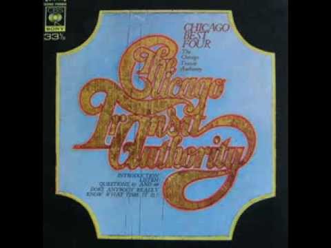 Chicago  - Does Anybody Really Know What Time It Is - HQ -- LYRICS