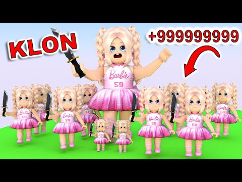 KENDİMİ SAYISIZ KLONLADIM 😂 KLONLAR AZALMADAN SAVAŞI KAZAN ! | ROBLOX