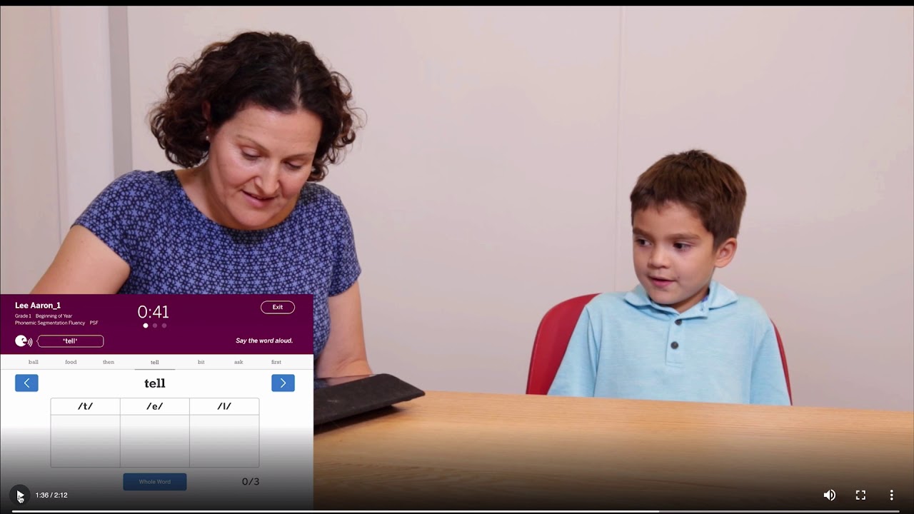 mCLASS: Assessment administration