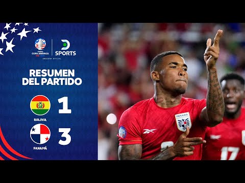 Video: Histórico: Panamá le ganó 3-1 a Bolivia y clasificó a los cuartos de final