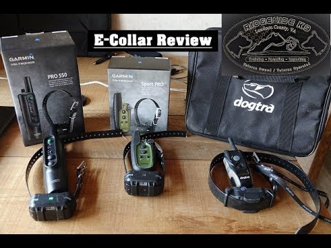 E-collar Review. Garmin Pro 550, Garmin Sport Pro, Dogtra 1900s.