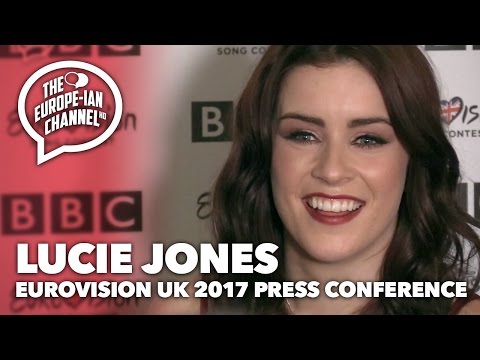 Lucie Jones - UK Eurovision Winner 2017 - BBC Press Conference