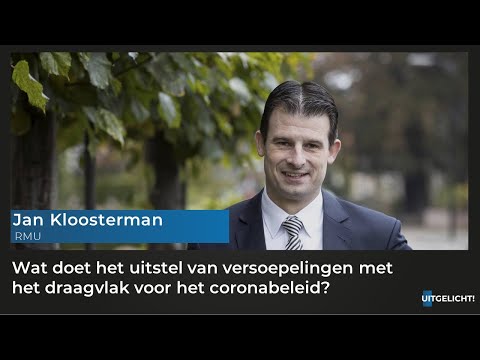 Uitgelicht! 12 april 2021 - Jan Kloosterman over de uitgestelde coronaversoepelingen