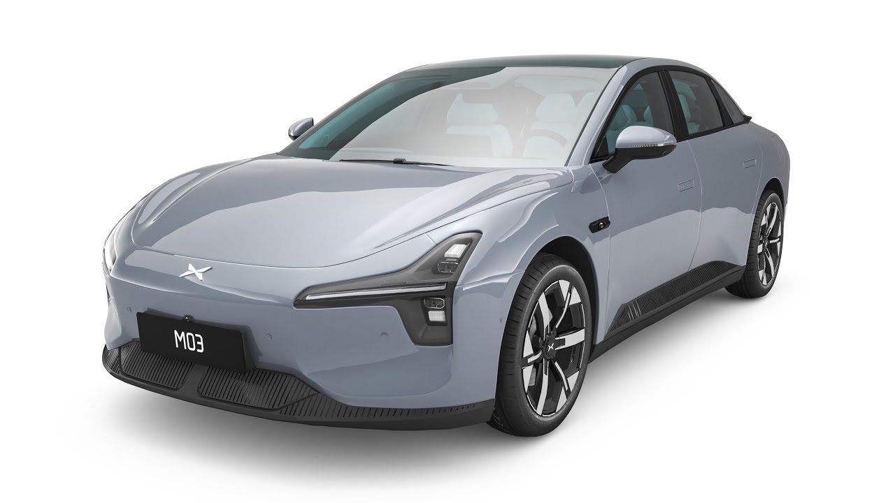 2025 Xpeng Mona M03 With Interior 3D Model