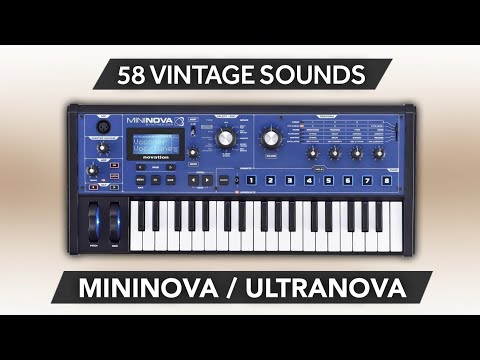 SCL243 - ( Bundle ) - Vintage Synth + Synth Collection V1 - Novation Ultranova / Mininova - Video Preview 1