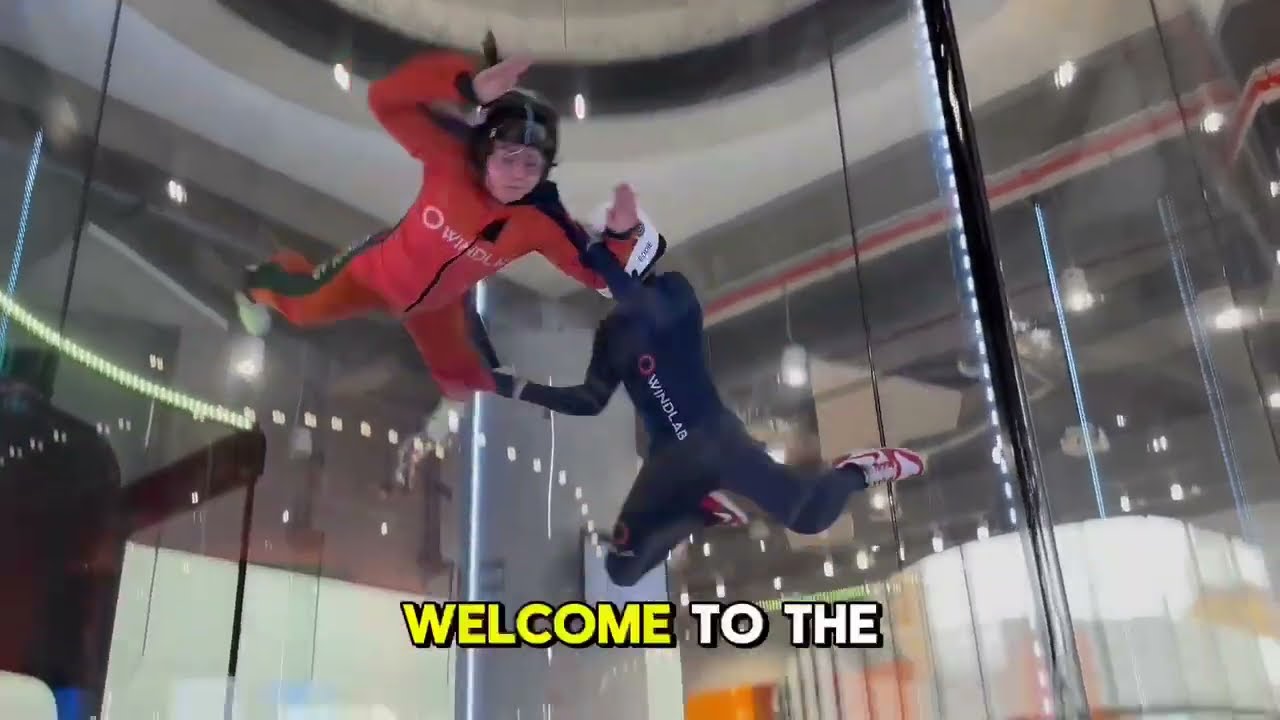 Immerse into electrifying world at Windlab Indoor Skydiving.
