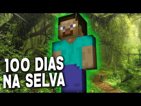 Sobrevivendo na Selva - 100 dias REAIS no Minecraft