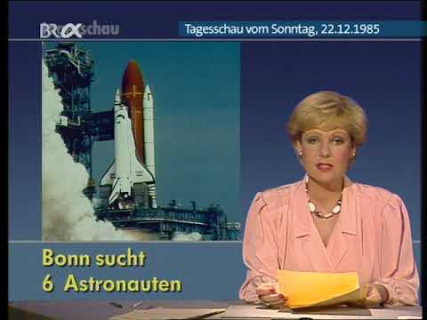ARD Tagesschau vom 22.12.1985 - Astronautensuche