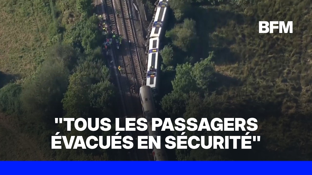 Royaume-Uni: un train déraille dans le sud-est de l'Angleterre, 20 blessés dont deux graves