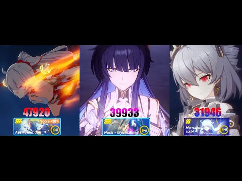 Honkai Impact 3rd Memorial Arena | Heimdall 47920 | Husk Mysticism 39933 | HoV 31946 |