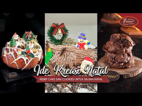 3 RESEP CAKE & COOKIES UNTUK NATAL | Mudah, Bisa Bikin Sendiri di Rumah | Dekorasi Cake Natal