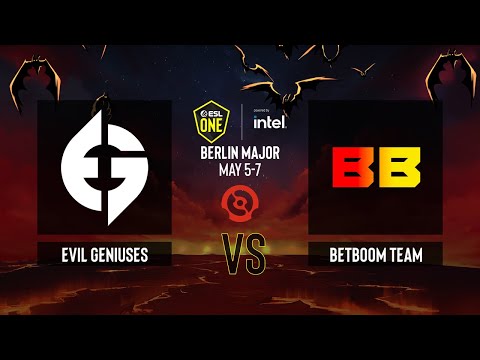 Dota2 - Evil Geniuses vs BetBoom Team - Game 1 - ESL One Berlin 2023 - Group A