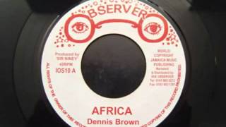 Dennis Brown &quot;Africa&quot; 7&quot; (Observer)