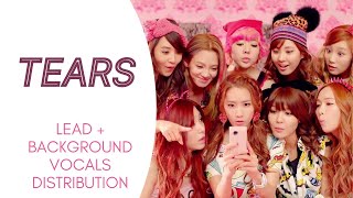 Girls&#39; Generation - TEARS (Lead + Background Vocals Distribution)