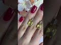 Серебряные серьги с цитрином nano 6.727ct