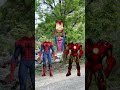 Spiderman helps Iron Man fight Spider Man and his journey to find his funny legs #shorts