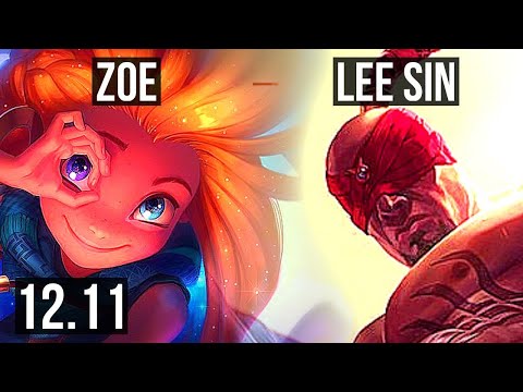 ZOE vs LEE (MID) | 4/1/6, 300+ games | KR Grandmaster | 12.11