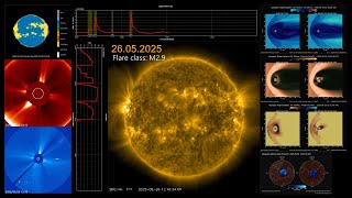 Solar flare: 26.05.2025 class M2.9