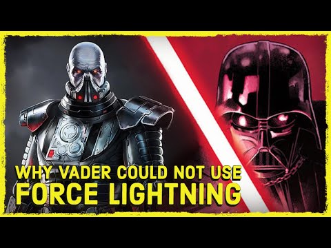 Why Darth Vader COULD NOT Use Force Lightning But Darth Malgus COULD