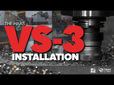 Haas VS-3 instalado na oficina mecânica Haas - Haas Automation, Inc.